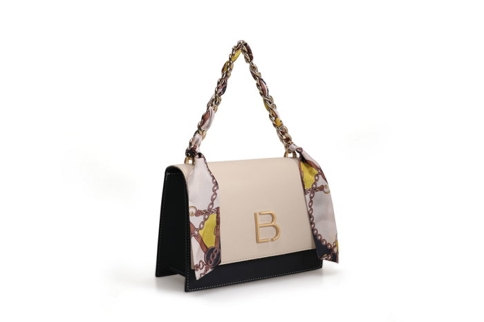 Lucky Bees Bolso Bandolera Crema y Azul Oscuro Lucky Bees Bolso Bandolera Crema y Azul Oscuro